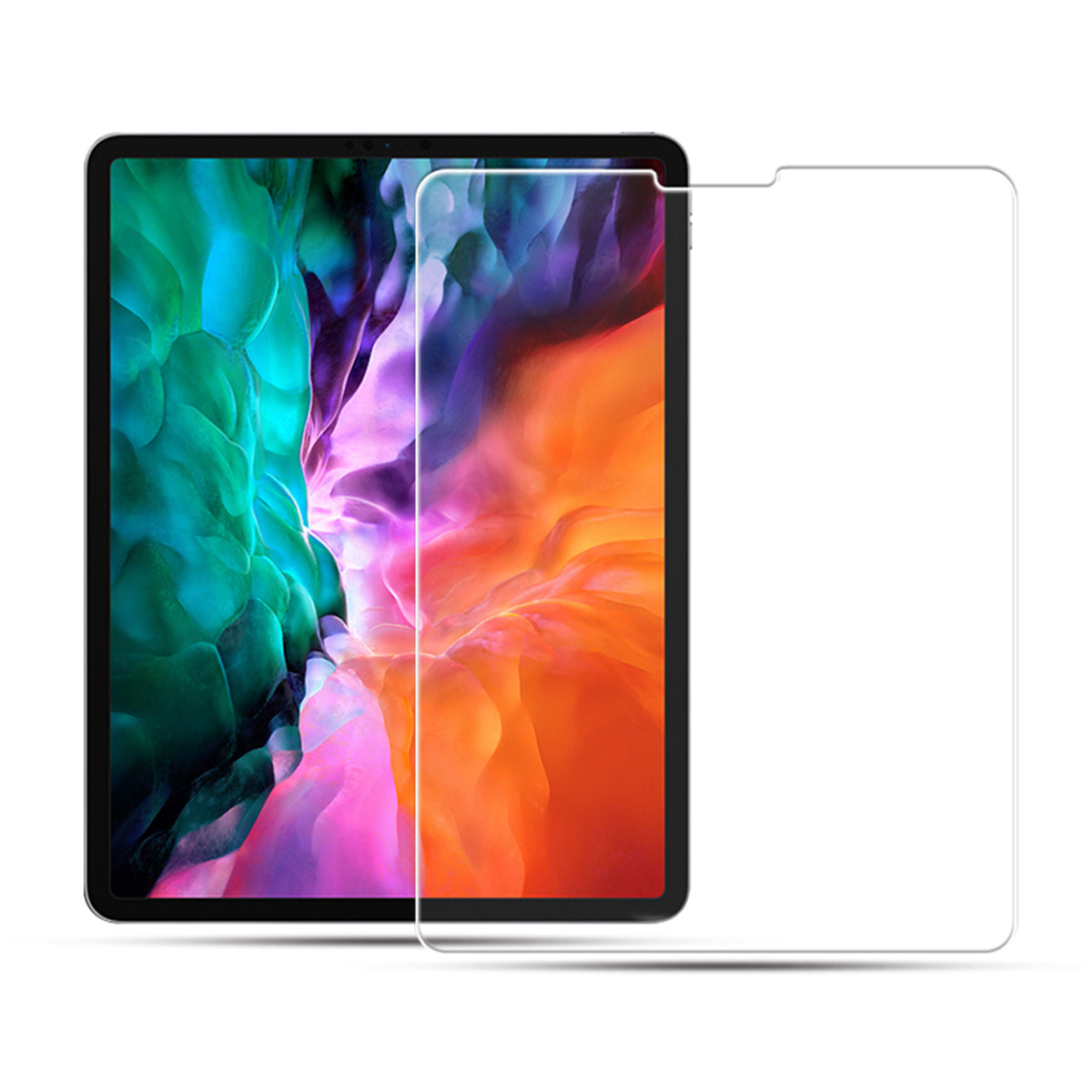 Ochranné tvrzené sklo MOCOLO 2.5D s tvrdostí 9H pro iPad Pro 12.9 (2022) (2021) (2020), čirá průhledná ultratenká ochranná fólie HD Ochranné tvrzené sklo MOCOLO 2.5D s tvrdostí 9H pro iPad Pro 12.9 (2022) (2021) (2020), čirá průhledná ultratenká ochranná fólie HD